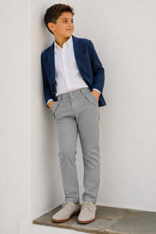 GEORGE GREY TROUSERS